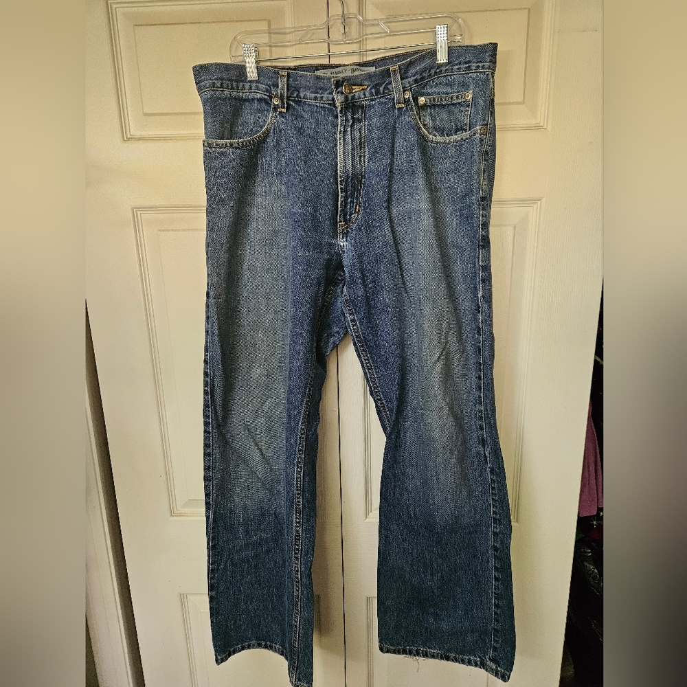 Harley-Davidson Men's Classic Blue Denim Jeans